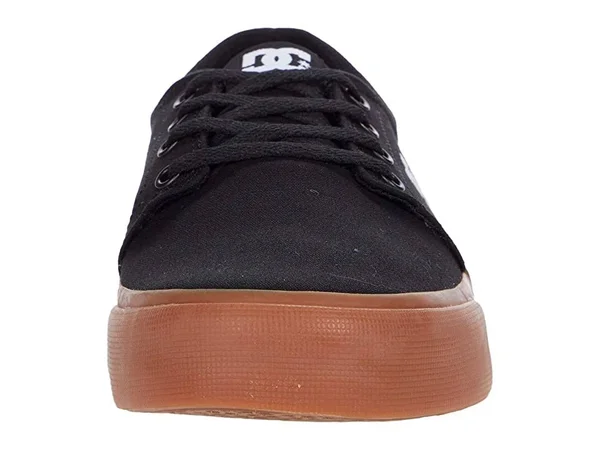 DC Trase TX Skate Shoes Black/Gum 2 : Men's 6 - Women's 7 Medium