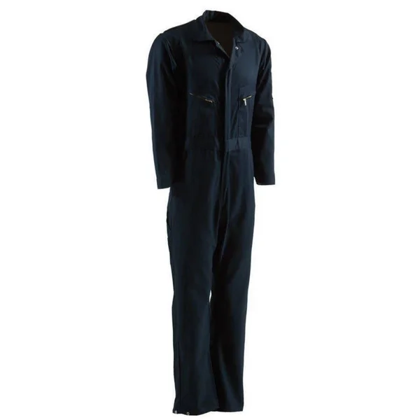 Berne Deluxe Unlined Coverall Size 3XLR/58R Regular (Navy)