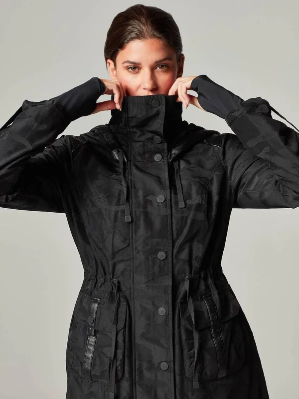 Blanc Noir Camo Anorak Jacket