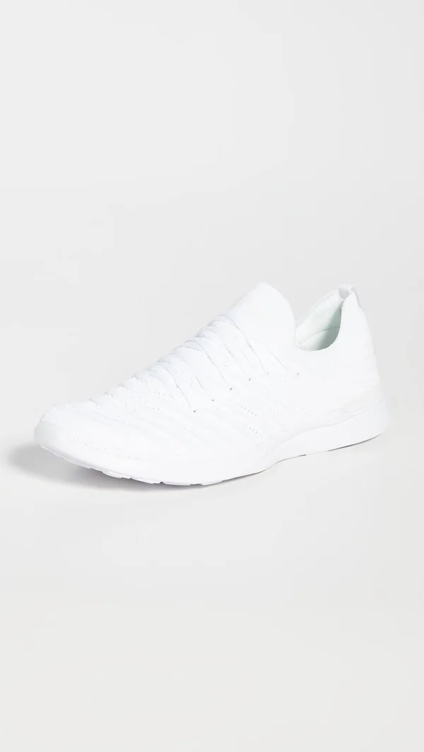 APL Men's TechLoom Wave White Shoes in Size 8 - Athletic Propulsion Labs