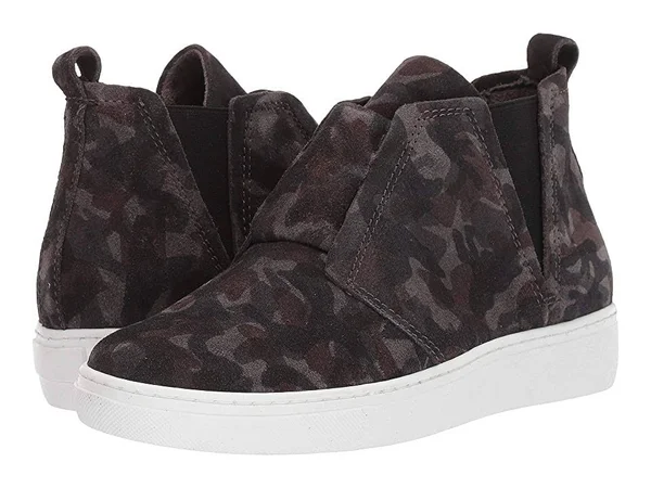 Miz Mooz Laurent Women's Leather Sneaker Grey Camo Size 39
