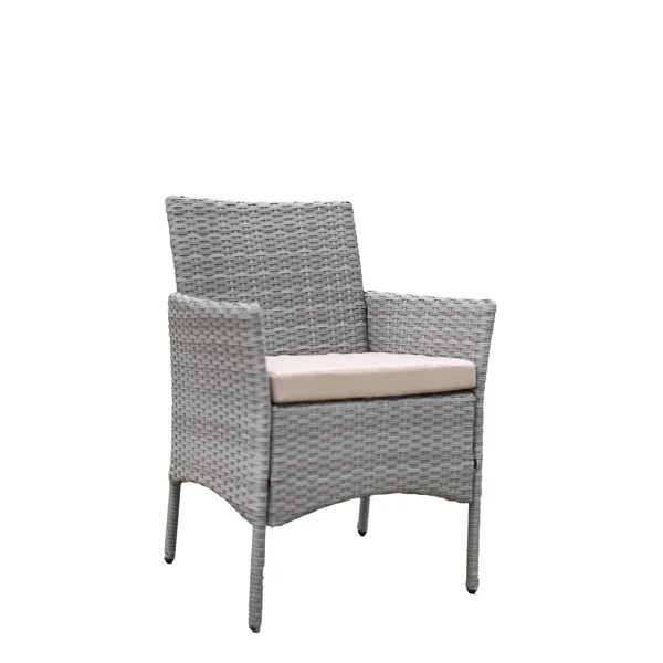 3PC Rattan Patio Conversation Set with Cushions - Art Leon