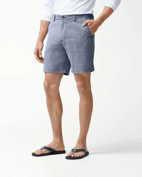 Tommy Bahama Men's Beach Linen 8-Inch Shorts - Maritime - Size 35