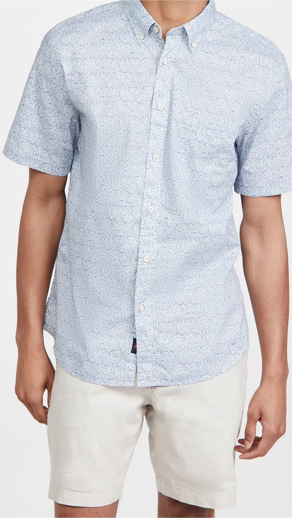 Faherty Short Sleeve Playa Shirt