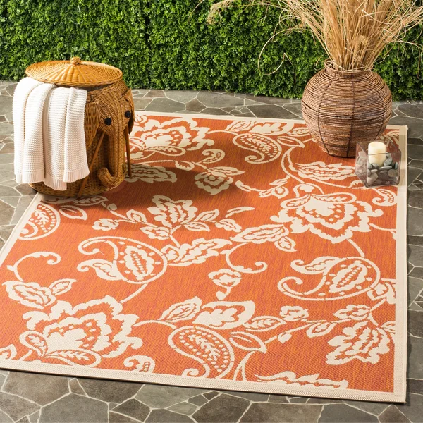 Safavieh Martha Stewart MSR4182-23121 5&3x22 x 7&7x22 Terracotta, Beige Area Rug