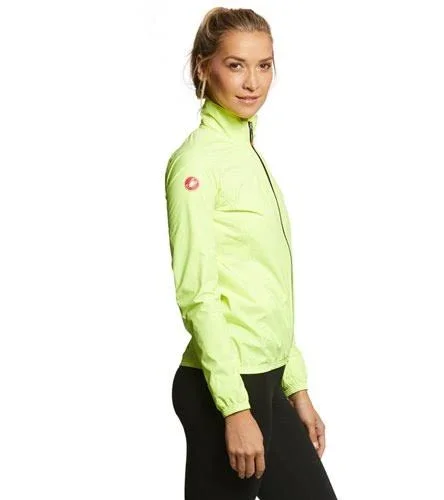 Castelli Emergency Jacket - Women's Yellow Fluo, XL
