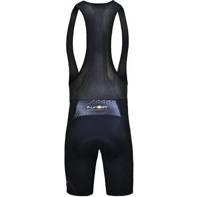 Funkier Men's 17 Panel Bib Shorts W/C7 Pad Black - Small