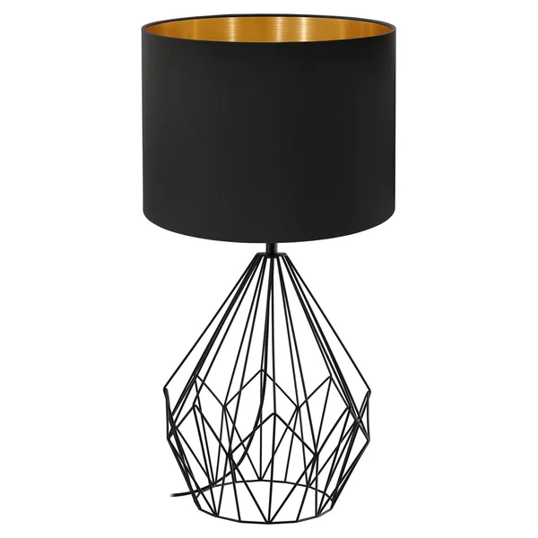 Eglo Lighting 202131A Pedregal 1 Table Lamp Matte Black