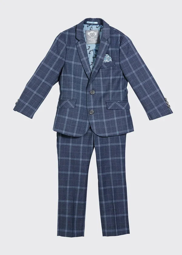 Appaman Stargazer Plaid Two Piece Mod Suit 8, Plaid