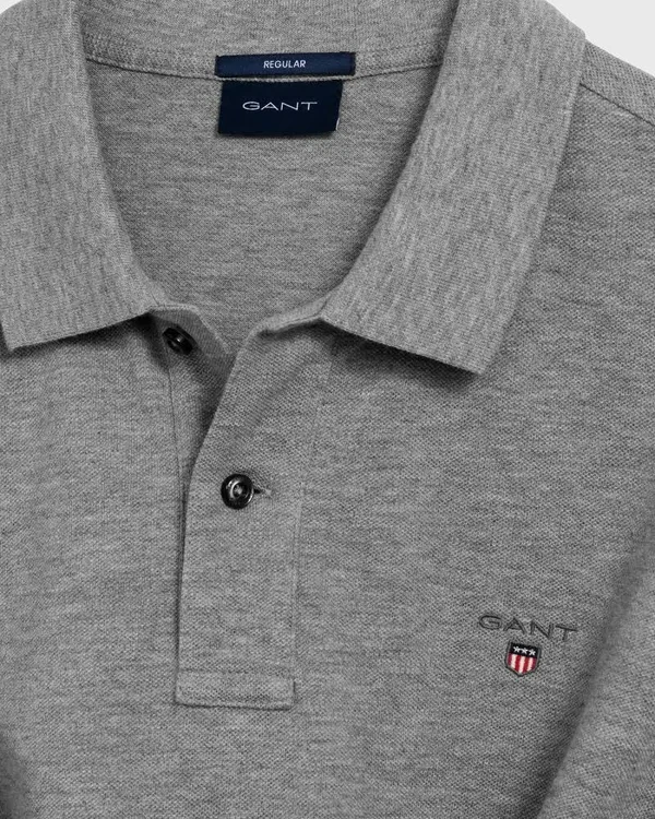 Gant Original Rugger Polo Shirt Colour: Grey - Size: L