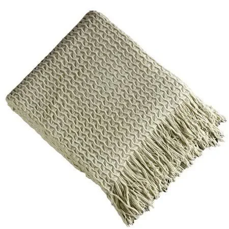 Culloden Winding Wave Throw Color: Sage