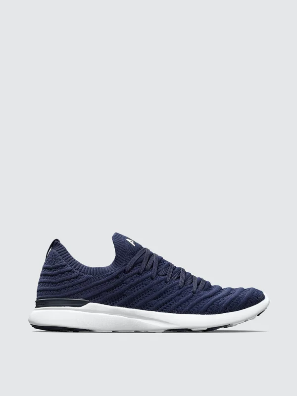 APL Men's Techloom Wave Navy/White Shoes in Size 14 - Athletic Propulsion Labs