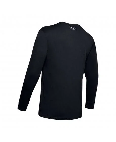 Under Armour Men's Boxed Sportstyle Half Long Sleeve - Black, MD