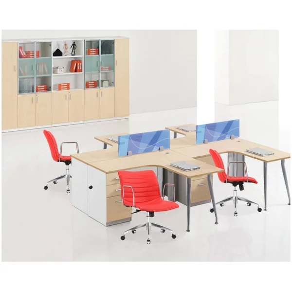 Fine Mod Imports Comfy Mid Back Office Chair Red