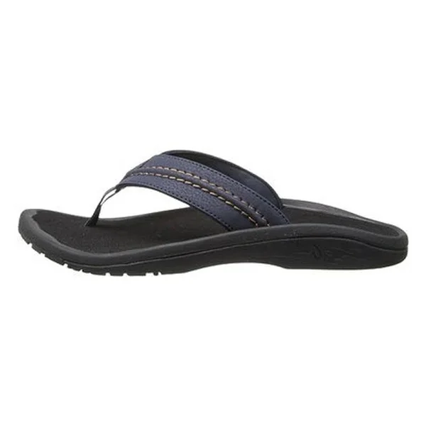 Olukai Men's Hokua, 7, Trench Blue/Black