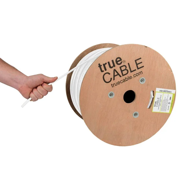Cat6 Direct Burial|Shielded - White - 1000ft