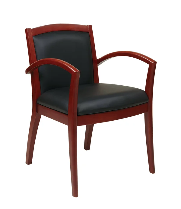 Office Star Napa Cherry Guest Chair with Full Cushion Back