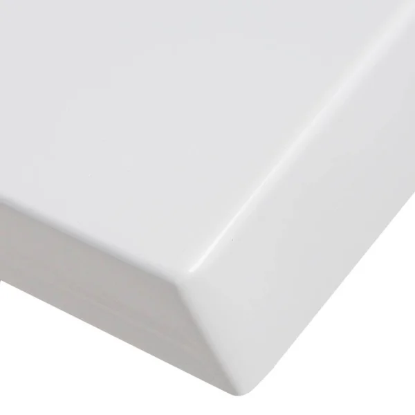 Glacier Bay 37 in. W x 22 in. D Cultured Marble Vanity Top in White with White Sink