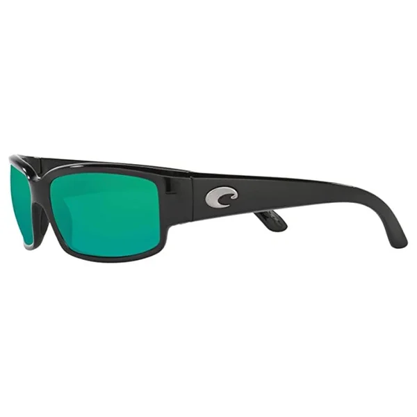 Costa Del Mar CL 11 OGMP Caballito Sunglasses Black Green Mirror 580p Plastic
