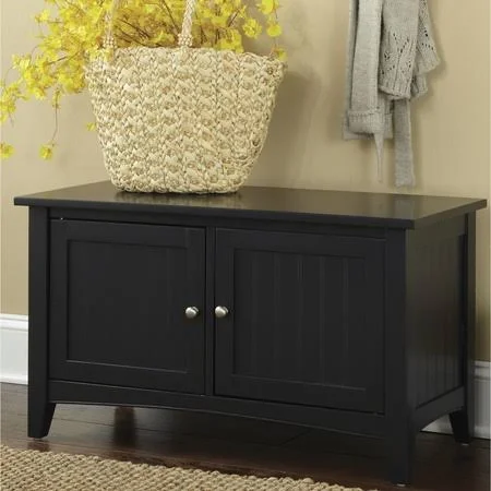 Alaterre Shaker Cottage Tray Shelf Coat Hooks with Cabinet Bench