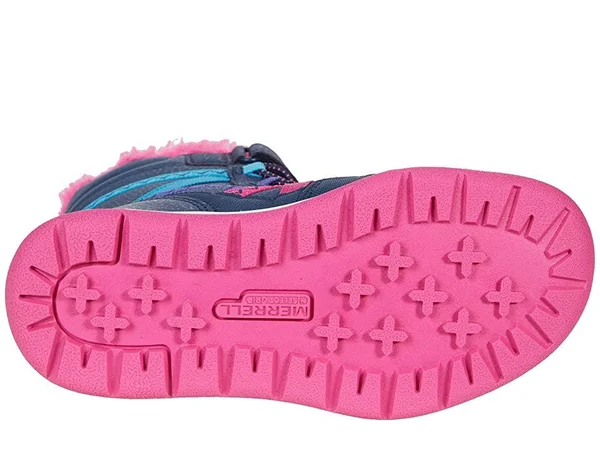 Merrell Kid's Snow Crush 2.0 Waterproof Boot - Size: 5, Navy/Multi