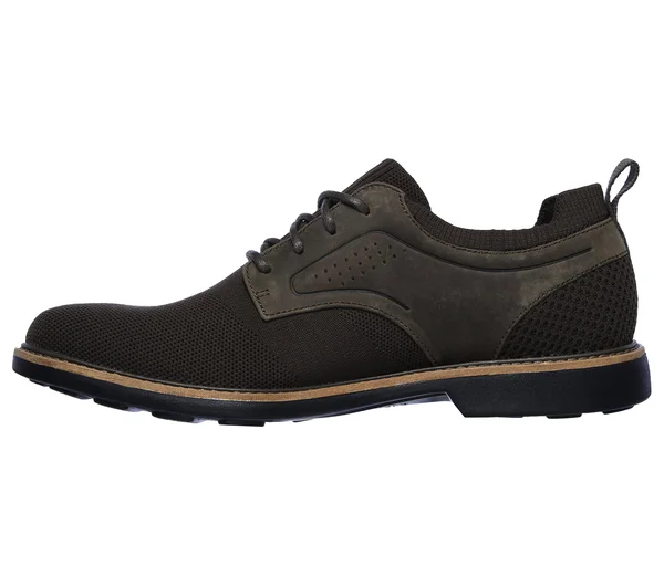 Skechers Men's Clubman - Westside Flats, Charcoal, 12.0