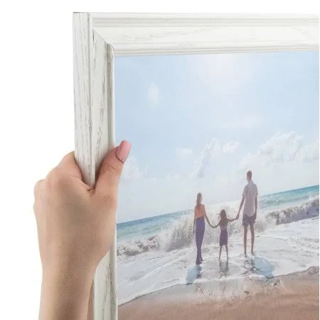 ArtToFrames 20x24 inch White Picture Frame - This White Wood Poster Frame Is Great for Your Art or Photos, Comes with 060 Plexi G