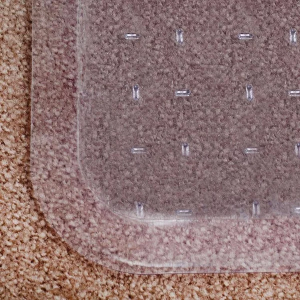 ES Robbins Chair Mat for Carpet - Low Pile - 46x22 x 60x22 with Lip, Clear