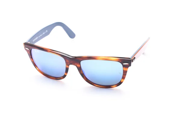 Ray-Ban Original Wayfarer Bicolor Sunglasses - Tortoise Frame/Blue Lens