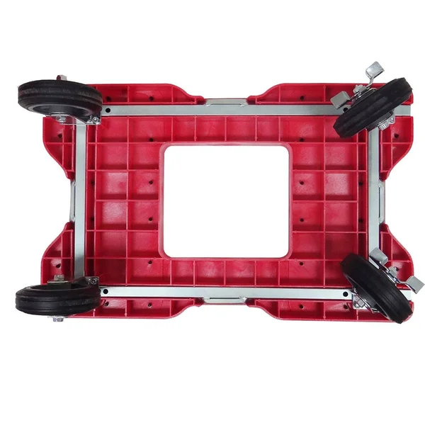 Snap-Loc 1500 lb All-Terrain Professional E-Track Push Cart Dolly Red - 32" x 20