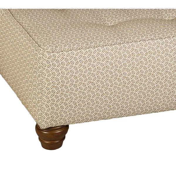 Leffler Home Hixon Square Ottoman - Night Party Chocoalte