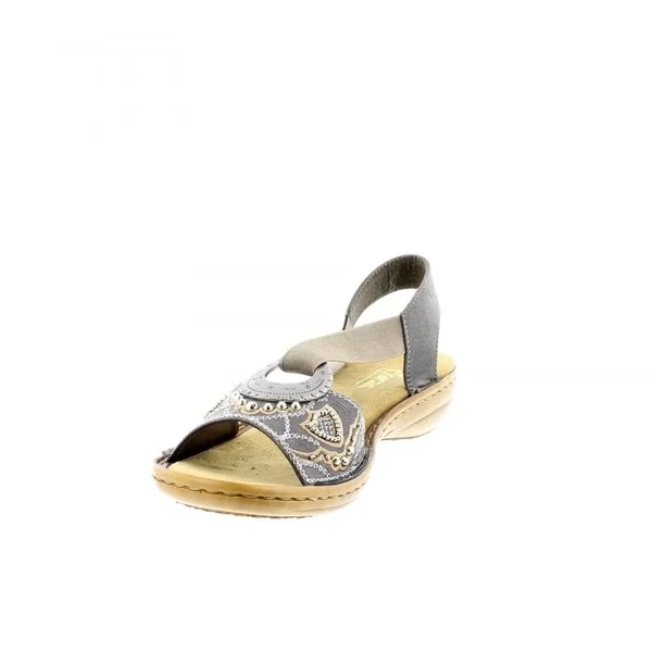 Rieker Regina B9 Smoke Sandal (women)