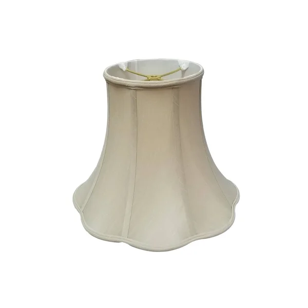 Royal Designs Bottom Outside Scallop Bell Beige Lamp Shade, 8 x 16 x 14 - Color
