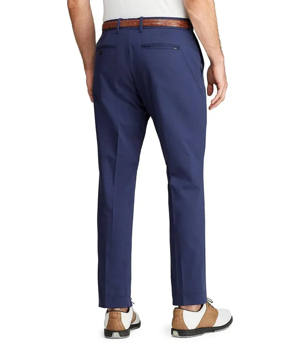 Polo Ralph Lauren Golf Tailored-Fit Flat-Front Stretch Chino Pants, Mens, 34 32, Basic Sand