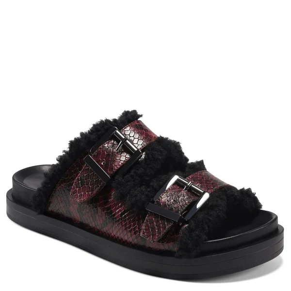 Aerosoles Women's Olivia Sandals - Red Snake - 9M