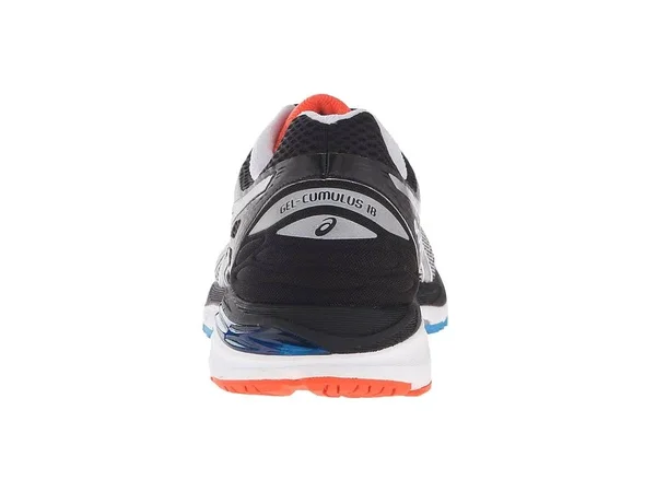 Asics Men's GEL-Cumulus 18 Running Shoes T6C3N - White/Silver/Black