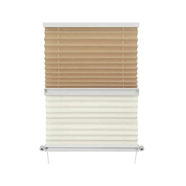 RV Day & Night Pleated Shades Cotton/Tan Stitchbond 26x22 x 24x22