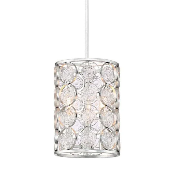 Minka-Lavery 3664-598 4 Light Pendant Culture Chic Catalina Silver