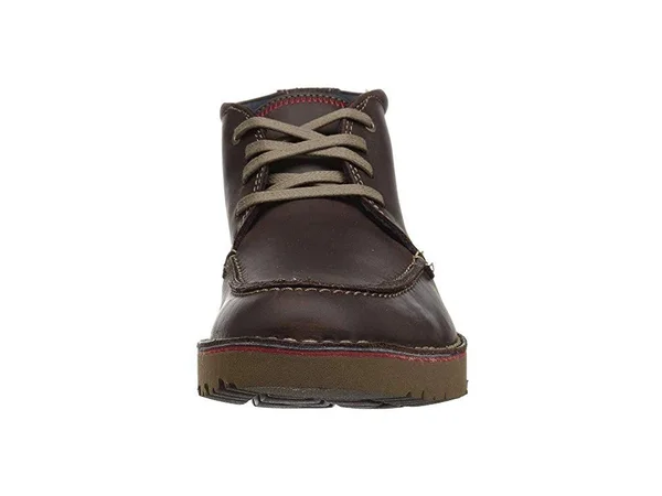 Mens Dark Brown Leather Clarks Vargo Rise Size 11.5