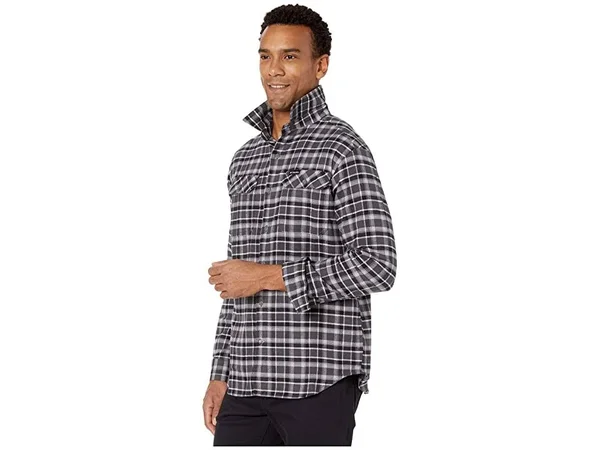 Columbia Men's Flare Gun Stretch Flannel (M Shark Grid)