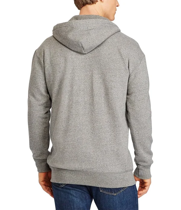 Polo Ralph Lauren Big Tall Classic Fleece Full-Zip Hoodie - Mens, 5XB, Alaskan Heather