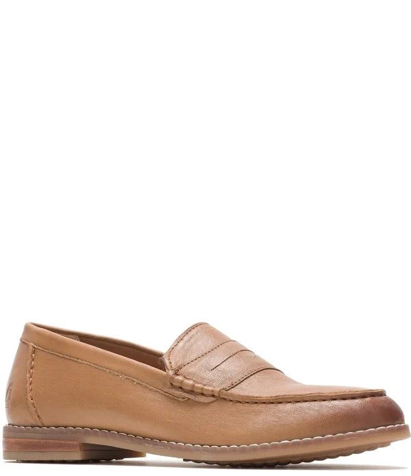 Hush Puppies Wren Loafer PF 6 Women's Tan