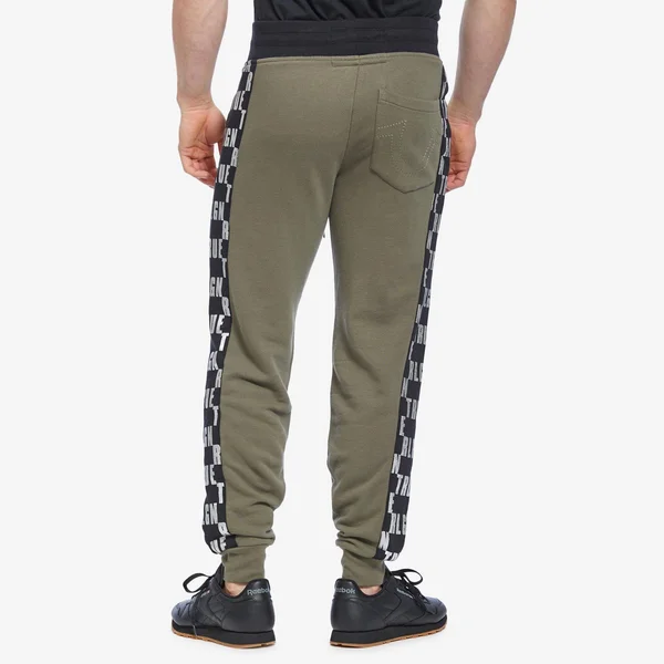 True Religion Men's Logo Jogger Pants - Militant Green/Black