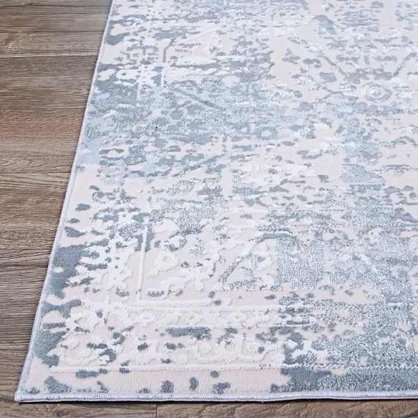 Couristan Europa 0955/9505 Himalia Luna Grey Area Rug, 9&10x22 x 13&