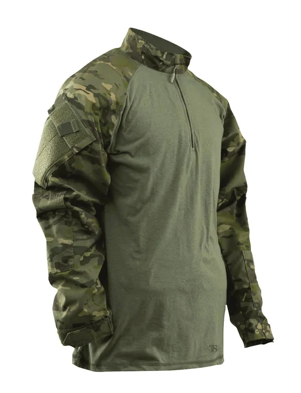 Tru-Spec 1/4 Zip Combat Shirt Multicam 50/50 Nyco