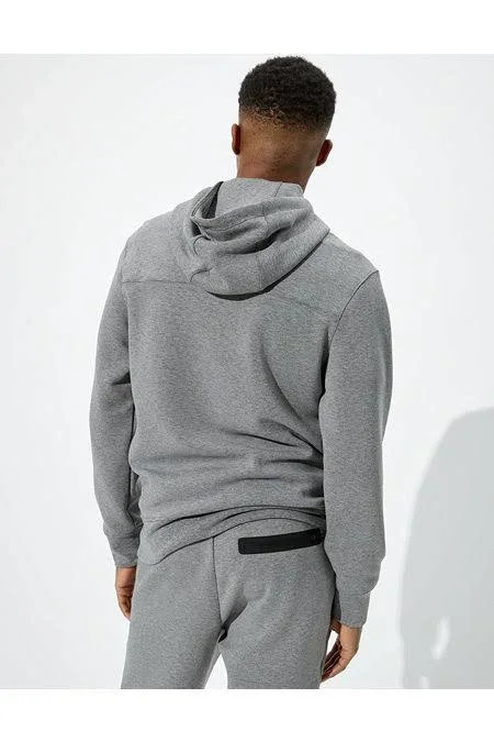 Ae Active 247 Hoodie Men's Heather Gray S