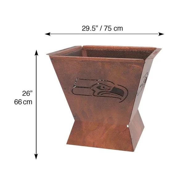 Blue Sky Outdoor The Peak Seattle Seahawks Patio Fire Pit, PFP2416-SEAHAWKS