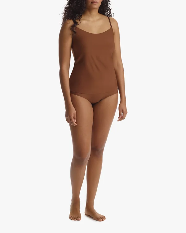 Commando Women's Butter Cami in Cinnamon Brown Size X-Small