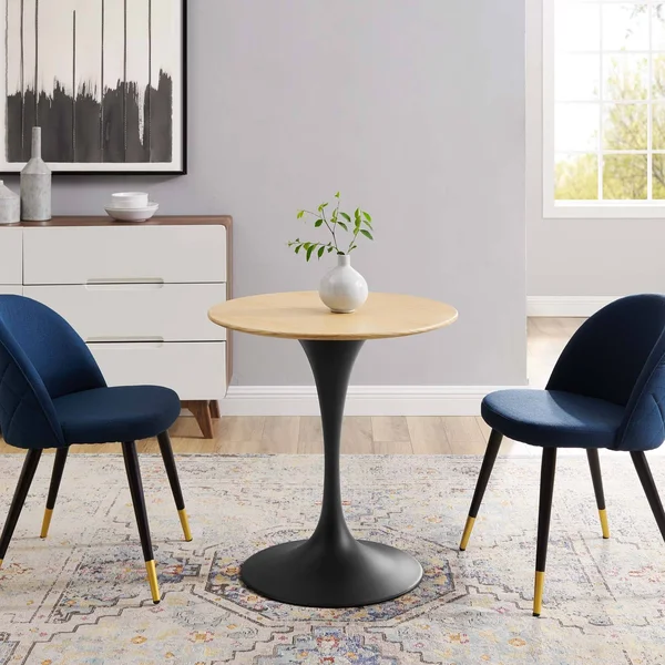 Modway Lippa 28x22 Wood Dining Table EEI-4861 - Black Natural
