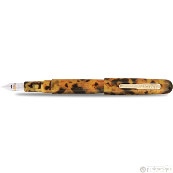 Conklin All American Fountain Pen - Tortoiseshell - Omniflex
